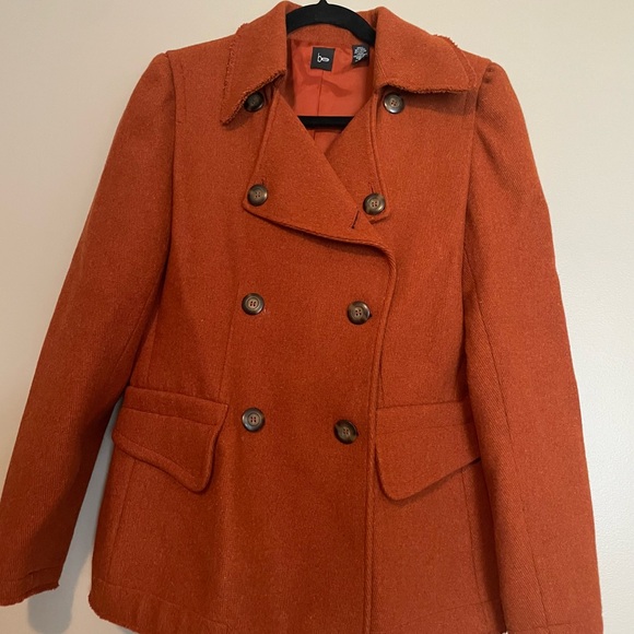 Be Double-Breasted Rust Coat - Picture 9 of 11